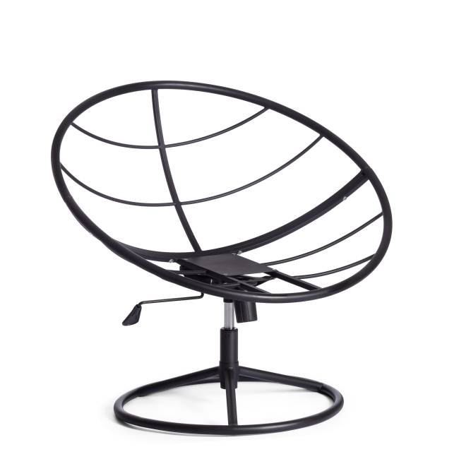 Кресло CLOUDE HOME рогожка/металл, 97х98х90-96см, коричневый, 3М7-147 коричневый рогожка/металл