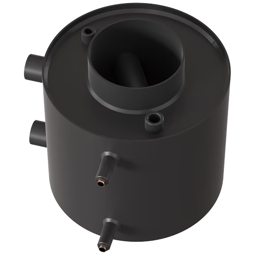 Теплообменник водный для дымохода, со змеевиком, д. 150 (V2)