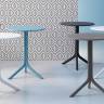 Стол пластиковый обеденный Spritz + Spritz Mini белый Ø605х400-765 мм
