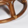 Кресло-качалка PAPASAN/ПАПАСАН w 23/01 B /с подушкой/ 115х78х104 см, Pecan (орех), ткань Оранжевый, С 23 Pecan (орех)