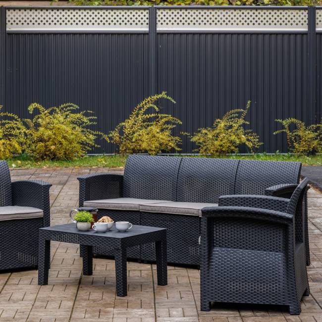 Комплект мебели LILY с трехместным диваном