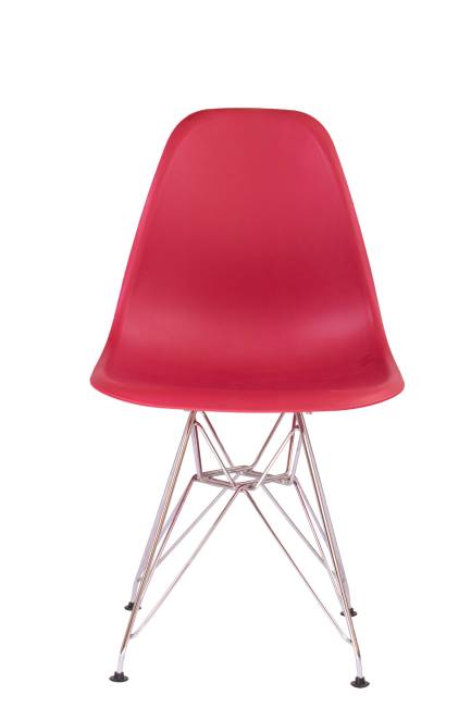 Стул Eames винный, опора металл Стул Eames винный, опора металл