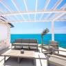 Комплект пластиковой мебели Mykonos XL бежевый, светло-коричневый