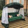 Матрас для садовых качелей МАЛИБУ, зелёный, 200 см