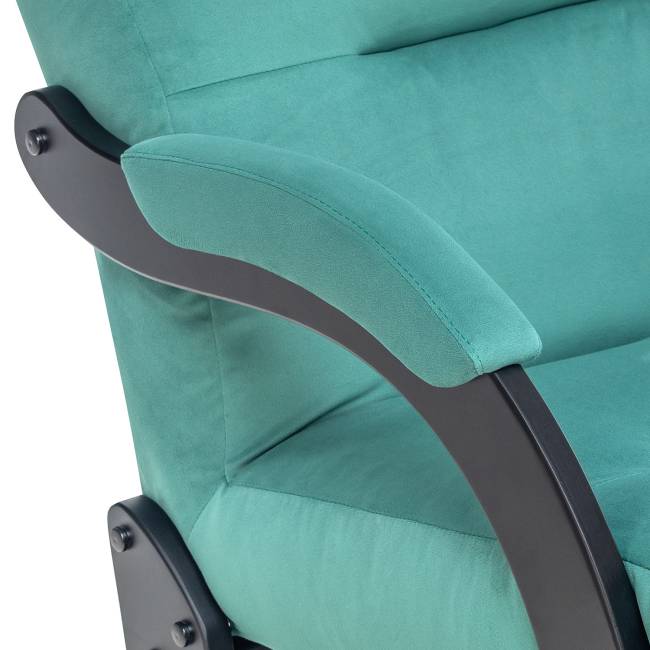 Кресло-качалка Leset Дэми Венге V43 зелёный