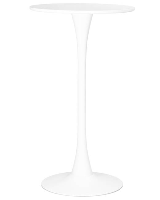 Стол барный MIA BAR, белая столешница, белое основание