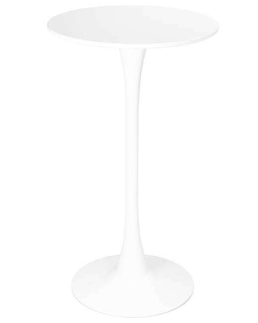 Стол барный MIA BAR, белая столешница, белое основание