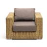 "Боно" лаунж-зона из искусственного ротанга, цвет соломенный