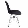 Стул CINDY IRON CHAIR (EAMES) (mod. 002) металл, пластик, 51x46x82,5, черный (Комплект из 4 шт.)