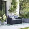 Диван Калифорния 2-х местный (California 2 Sofa), графит