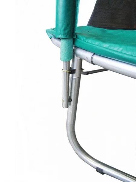 Батут 8FT 2,44м с защитной сеткой (внутрь) б/л, зелёный 