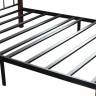 Кровать AT-803 дерево гевея/металл, 160*200 см (Queen bed), красный дуб/черный дуб темный