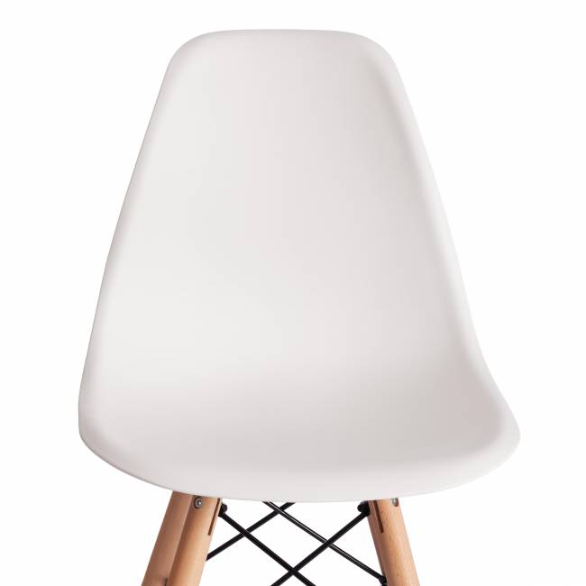 Стул барный Cindy Bar Chair (mod. 80-1) / 1 шт. в упаковке дерево бук/металл/пластик, 50 х 51 х 109 см, White (Белый) 70029/ натуральный белый дерево бук/металл/пластик