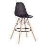 Стул барный Cindy Bar Chair (mod. 80-1) / 2 шт. в упаковке дерево бук/металл/пластик, 50 х 51 х 109 см, Black (Черный) 3010/ натуральный (Комплект из 2 шт.) Black (Черный) 3010/ натуральный дерево бук/металл/пластик