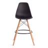 Стул барный Cindy Bar Chair (mod. 80-1) / 2 шт. в упаковке дерево бук/металл/пластик, 50 х 51 х 109 см, Black (Черный) 3010/ натуральный (Комплект из 2 шт.) Black (Черный) 3010/ натуральный дерево бук/металл/пластик