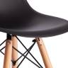 Стул барный Cindy Bar Chair (mod. 80-1) / 2 шт. в упаковке дерево бук/металл/пластик, 50 х 51 х 109 см, Black (Черный) 3010/ натуральный (Комплект из 2 шт.) Black (Черный) 3010/ натуральный дерево бук/металл/пластик