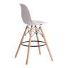 Стул барный Cindy Bar Chair (mod. 80-1) / 2 шт. в упаковке дерево бук/металл/пластик, 50 х 51 х 109 см, White (Белый) 70029/ натуральный (Комплект из 2 шт.) White (Белый) 70029/ натуральный дерево бук/металл/пластик