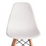 Стул барный Cindy Bar Chair (mod. 80-1) / 2 шт. в упаковке дерево бук/металл/пластик, 50 х 51 х 109 см, White (Белый) 70029/ натуральный (Комплект из 2 шт.) White (Белый) 70029/ натуральный дерево бук/металл/пластик