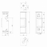Печь Kratki PRO TORA/M OXIDE MORO