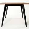 Стол Arki М 100 чёрный/орех