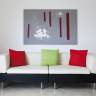 Диван пластиковый с подушками Happylife Standard 2400х900х810 мм