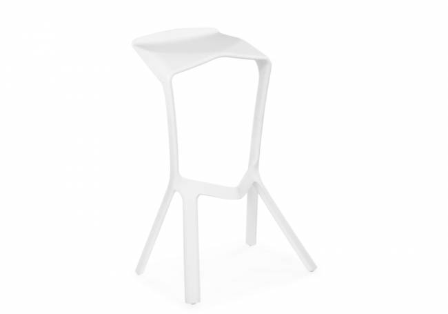 Барный стул Mega white