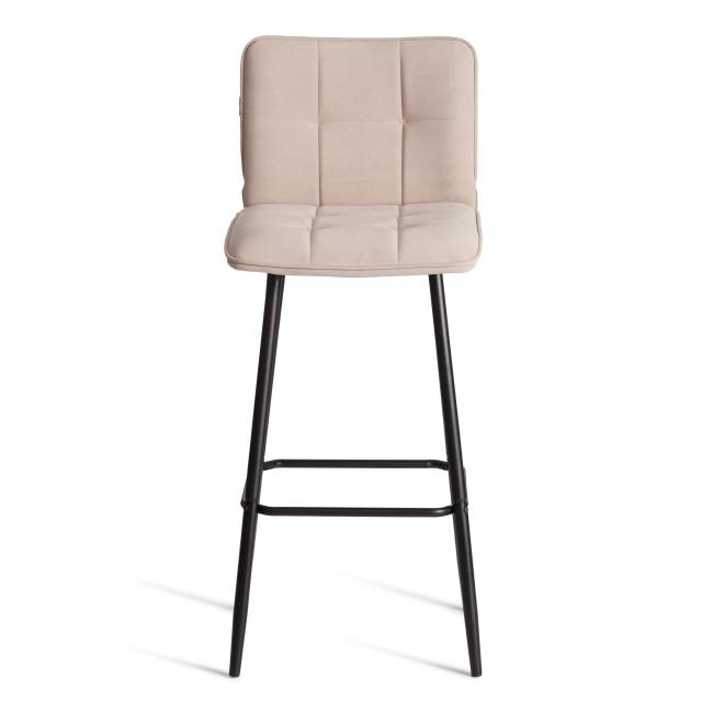 Барный стул  Bari/Бари велюр, бежевый, 7, 45х56х110 см бежевый велюр