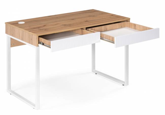Компьютерный стол Реус 115х70х77 дуб вотан / белый
