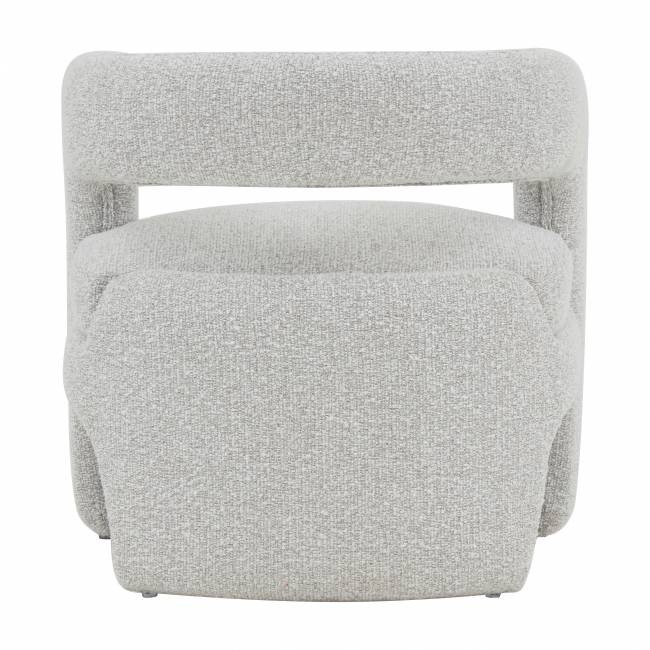 Кресло лаунж Bones жемчужный