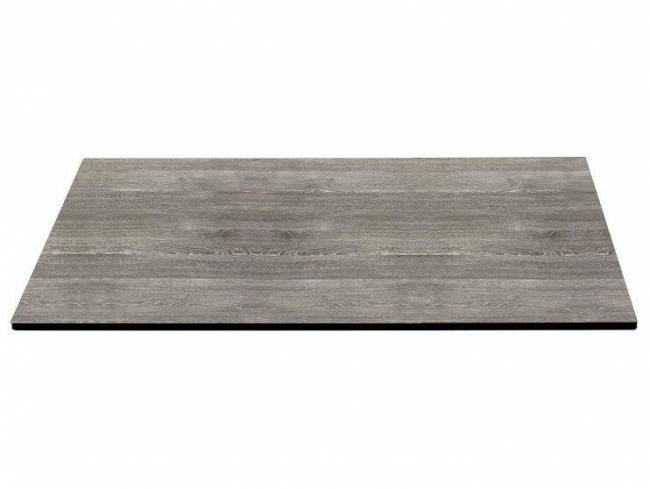 Столешница квадратная Compact Laminate для подстолья Nemo, Domino, Tiffany, Cross состаренный серый дуб 700х700х10 мм