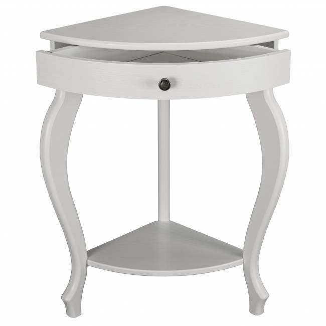 Консоль угловая Элегант молочный дуб Л