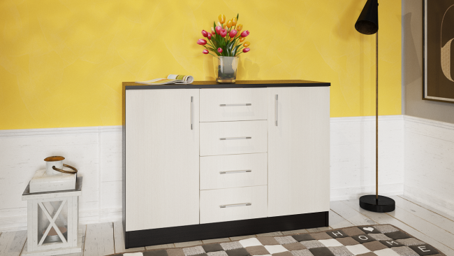 Комод СВК № 2, цвет венге/дуб лоредо