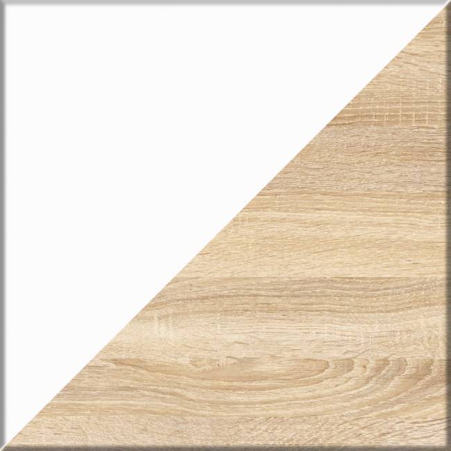 Стол компьютерный Мори МС-1 левый цвет дуб сонома/белый Стол компьютерный Мори МС-1 левый цвет дуб сонома/белый