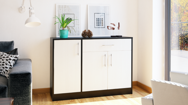 Комод СВК № 4, цвет венге/дуб лоредо