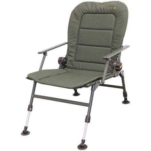 Рыболовное кресло карповое SPRO STRATEGY RECL DEWDROP WIDE SEAT+ARMREST (006522-00005)