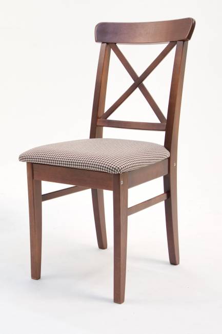 Стул Ингольф ПМ орех/гусиная лапка бежевый