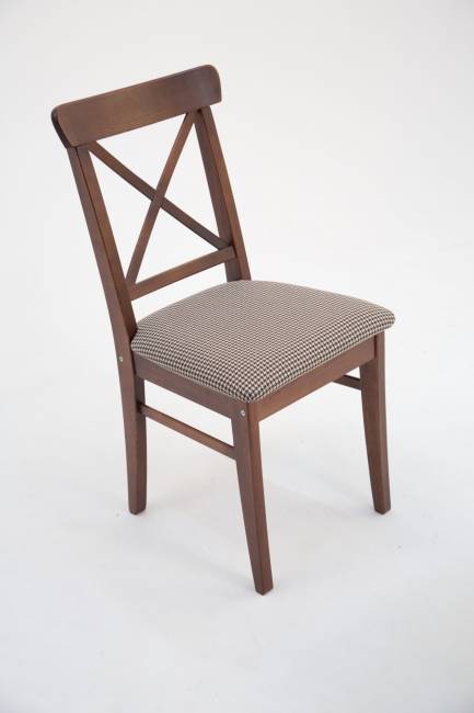 Стул Ингольф ПМ орех/гусиная лапка бежевый