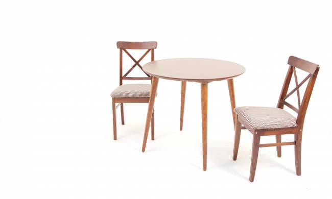 Стул Ингольф ПМ орех/гусиная лапка бежевый