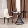 Стул Easy (mod. 24-1) / 1 шт. в упаковке металл, вельвет, 49 х 41 х 98 см, light beige (светло-бежевый) HLR2 / черный