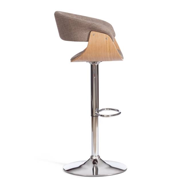 Барный стул VIMTA (mod.4021S) металл/дерево/ткань, 60х51х91,5-112,5 см, выс. сид. 61,5-82,5 см, бежевый/натур./хром, Aimcasa 5 береза, серый металл/дерево/ткань Барный стул VIMTA (mod.4021S) металл/дерево/ткань, 60х51х91,5-112,5 см, выс. сид. 61,5-82,5 см, бежевый/натур./хром, Aimcasa 5 береза, серый металл/дерево/ткань