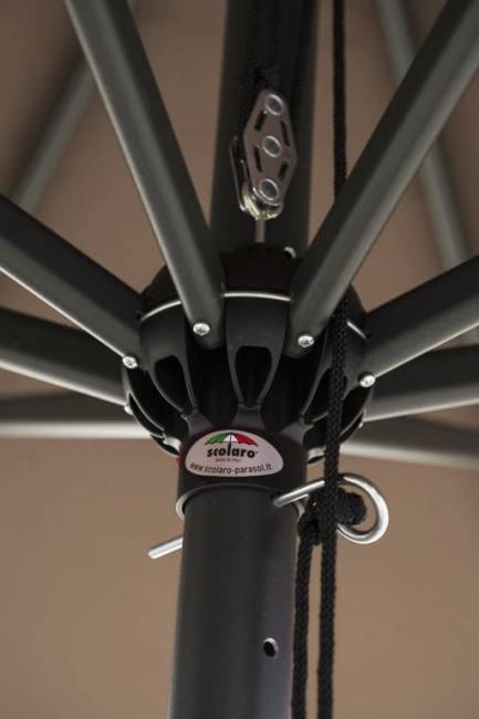 Зонт профессиональный 3х3 м Napoli Standard антрацит 3000х3000 мм