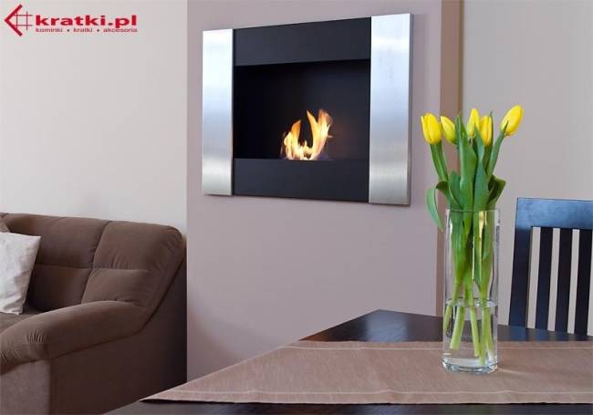 Биокамин Kratki BRAVO 2 TUV медь, золото, черный, сатин