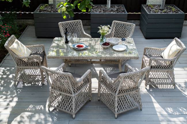 "Латте" плетеное кресло из искусственного ротанга, цвет бежевый "Латте" плетеное кресло из искусственного ротанга, цвет бежевый