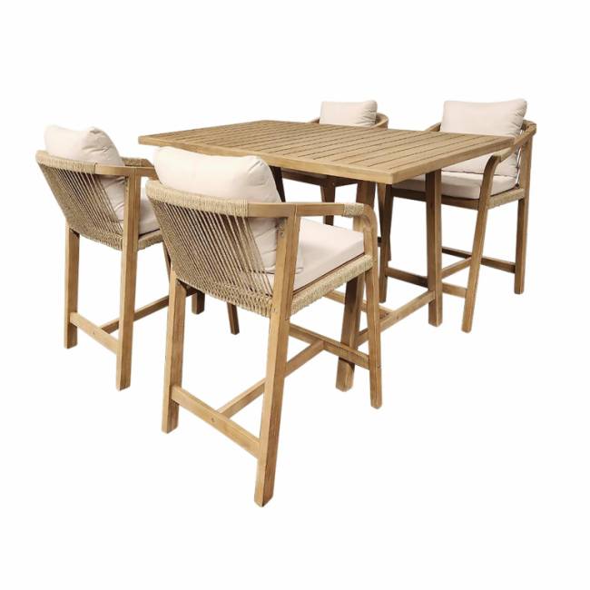 Комплект барной мебели Rimini натуральный, бежевый