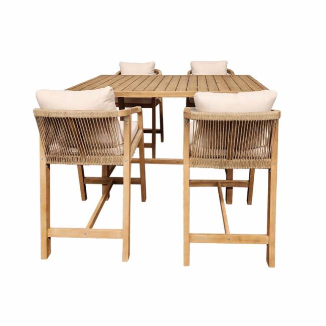 Комплект барной мебели Rimini натуральный, бежевый