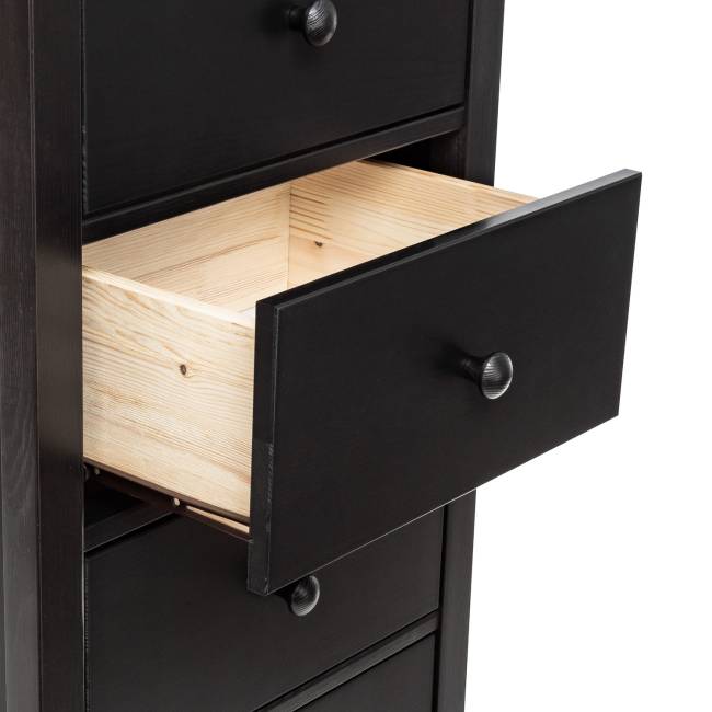 Leset Комод "Мира-5" (Комод 05) Чёрный