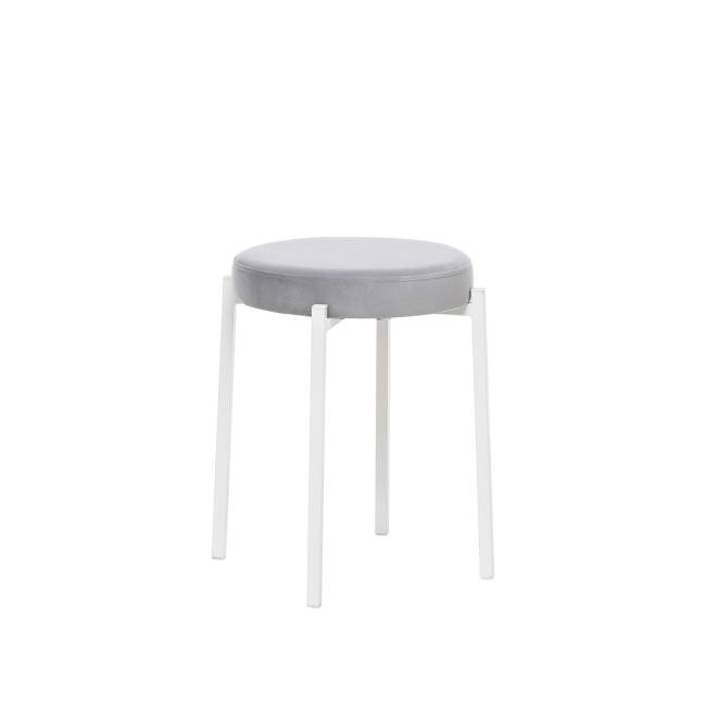 Табурет Leset Авис профиль Ultra Smoke Белый