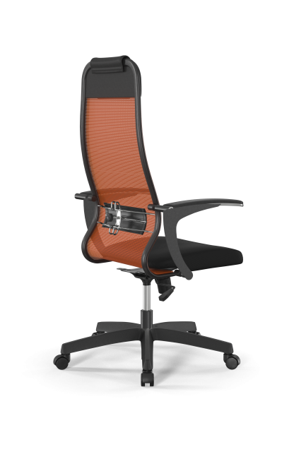 Кресло Sit 10 B1-111U - X2+UMF(X1) /Ub00/Wh00/U0mL-b(M09.B02.G15.W01), оранжевый-черный