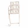 Цветочница Secret de Maison TRIO ( mod. PL08-9998 ) металл, 31х23х60см, antique white (Комплект из 2 шт.)