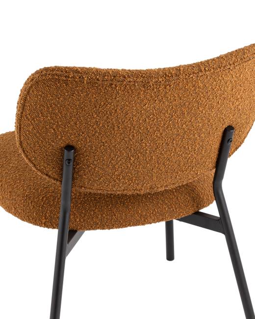 Кресло лаунж Jamie горчичный